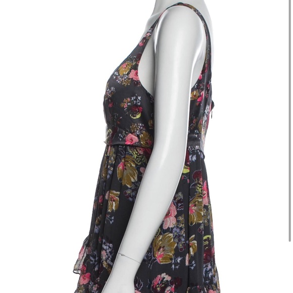 Cinq à Sept Alanis Tired ruffle Silk Dress US6 NWOT - Picture 10 of 14